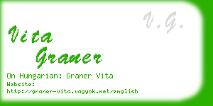 vita graner business card